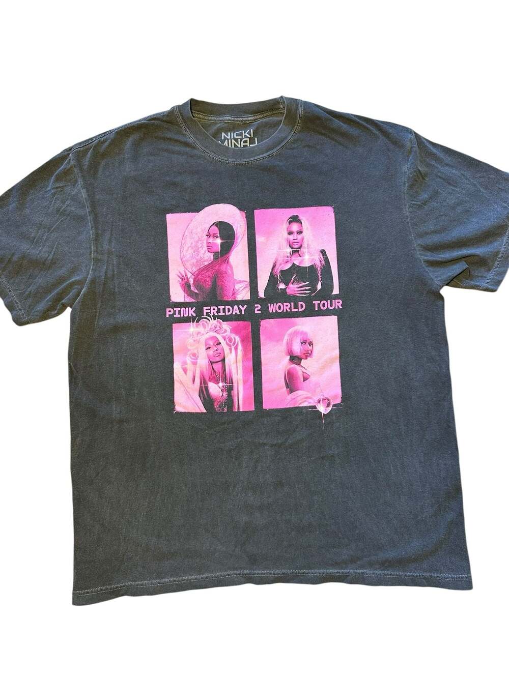 Nicki Minaj Pink Friday 2 World Tour 2024 Graphic T-Shirt Size XL